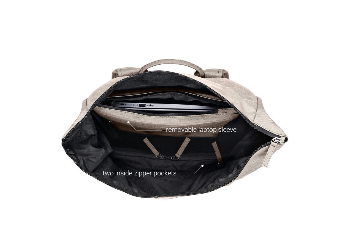 OCEAN roll-top big 'gris clair
