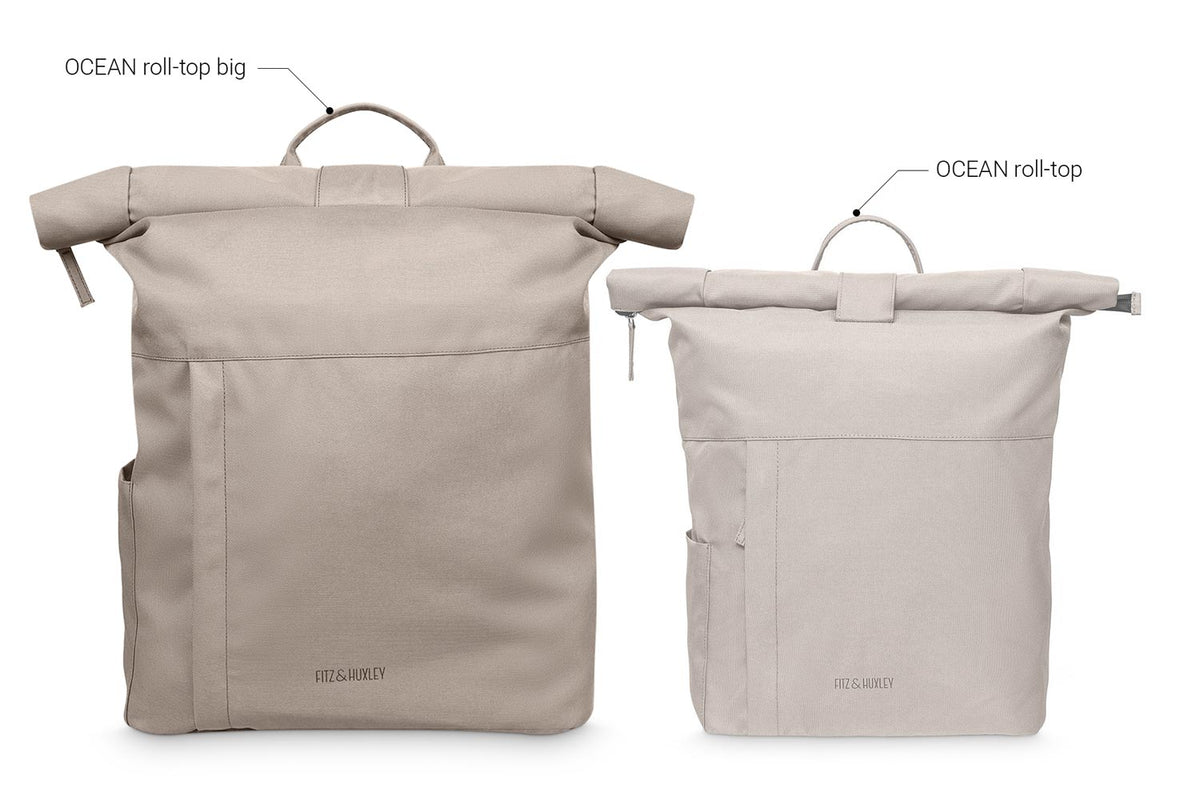 OCEAN roll-top big 'gris clair