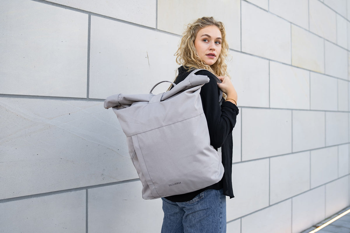 OCEAN roll-top big 'gris clair